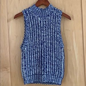 Alice + Olivia mock neck sweater tank